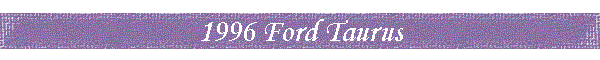 1996 Ford Taurus