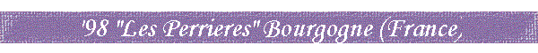 '98 "Les Perrieres" Bourgogne (France)