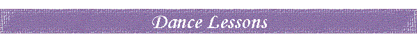 Dance Lessons