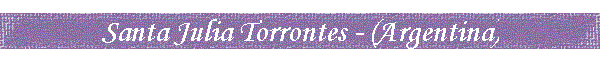 Santa Julia Torrontes - (Argentina)